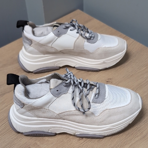 New In Box ShuShop Perla Gray Chunky Sneakers. Size 8.5 - Picture 2 of 6